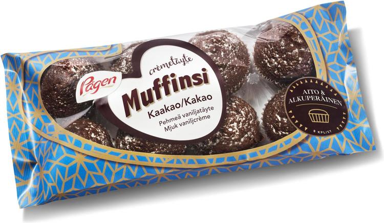 Pågen Crémetäytemuffinsi Kaakao täytemuffinsit 240g 8kpl