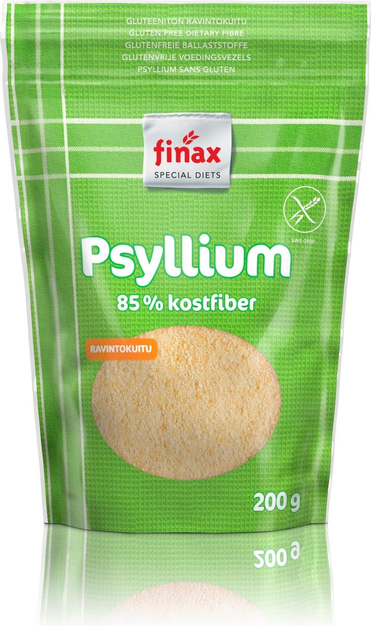 Finax Gluteeniton Ravintokuitu Psyllium 200 g | S-kaupat ruoan verkkokauppa