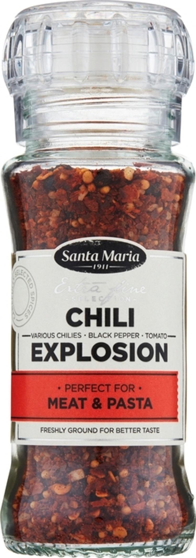 Santa Maria Chili Explosion tulinen mausteseos, maustemylly, 70 g