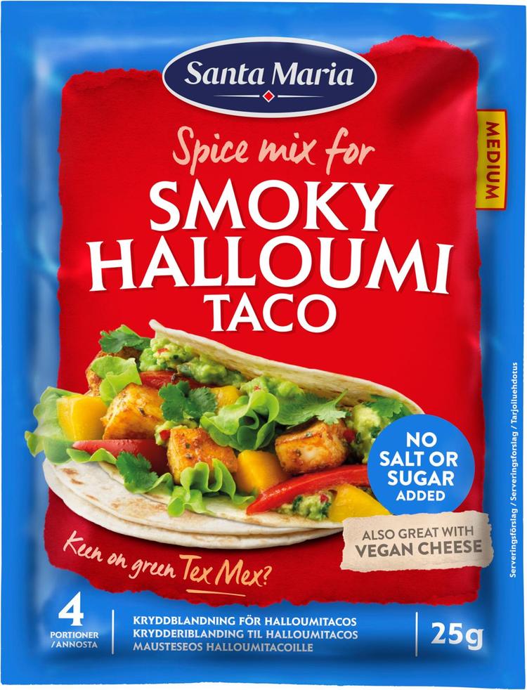 Santa Maria Halloumi Taco Spice Mix Mausteseos halloumitacoille 25g S