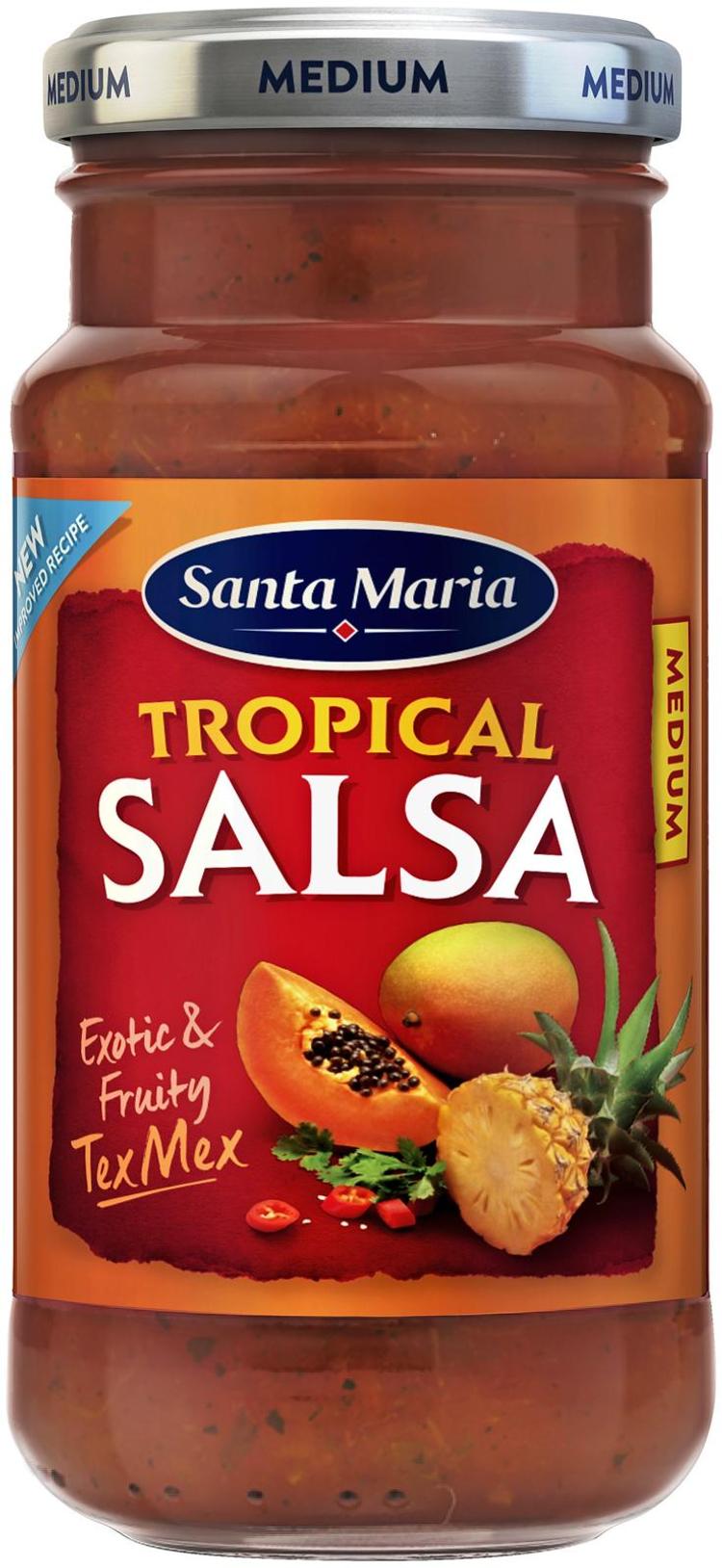 Santa Maria Tropical Salsa Medium salsakastike 230 g