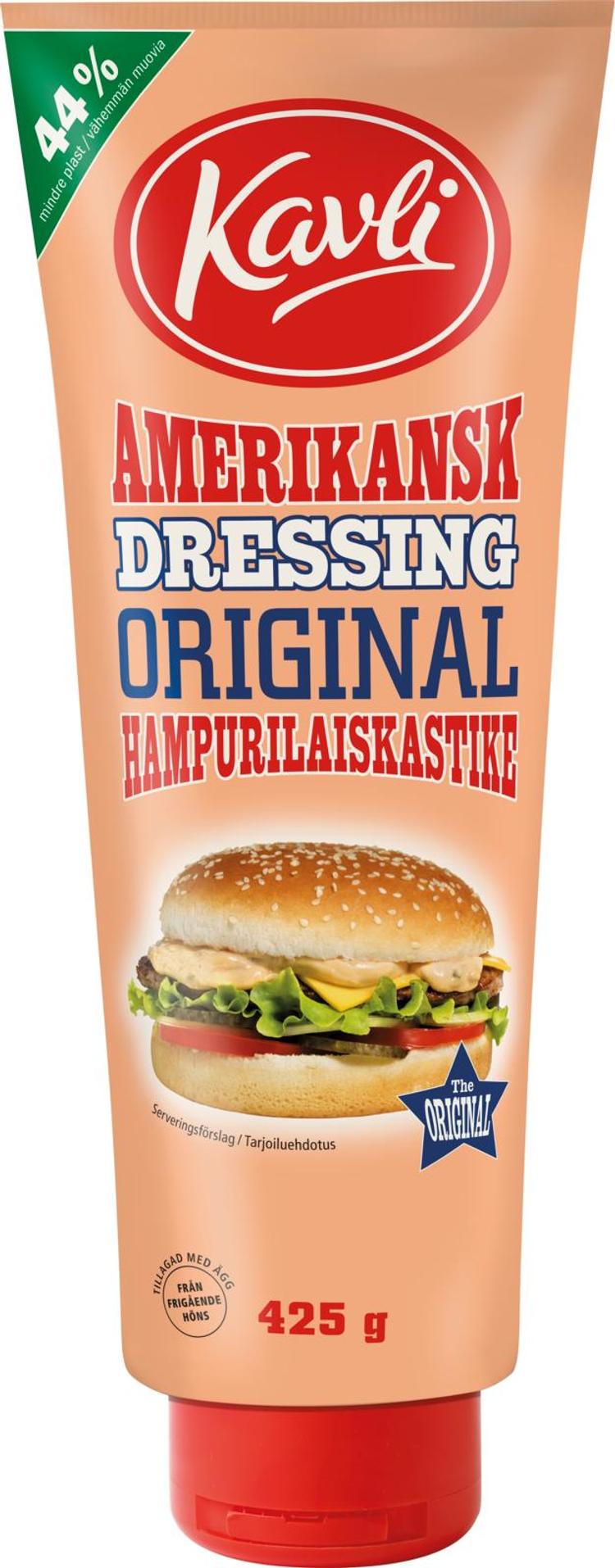 Kavli Amerikansk Dressing Original hampurilaiskastike 425g