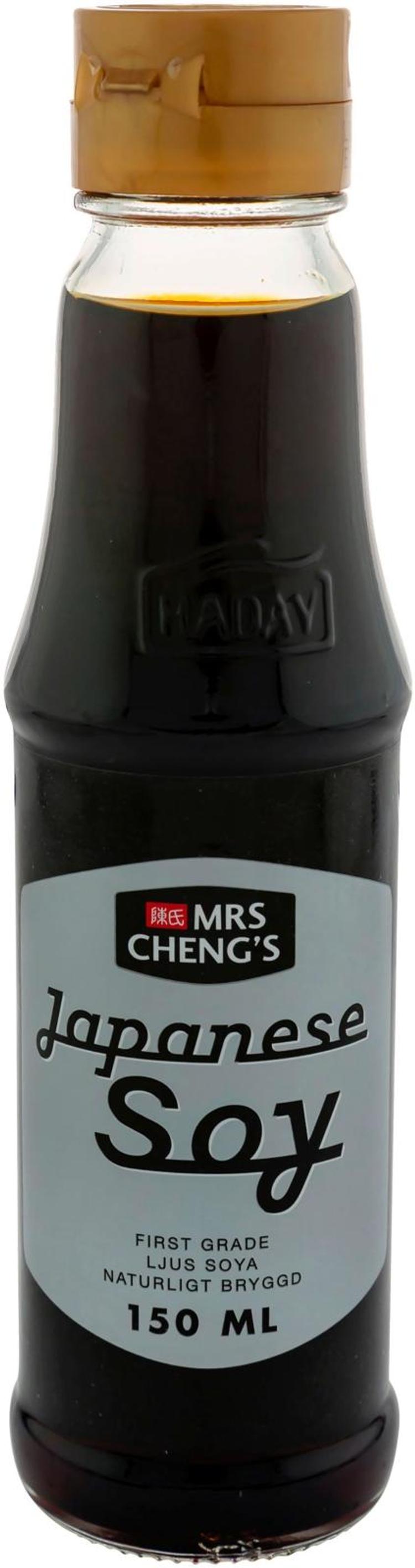 Mrs Cheng's Japanese Soy Japanilaistyyppinen vaalea soijakastike 150 ml