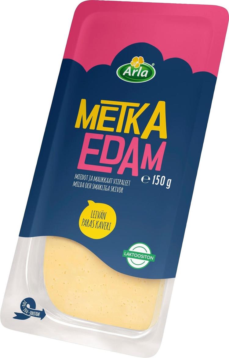 Arla Perhejuustot Metka edam viipale 150g