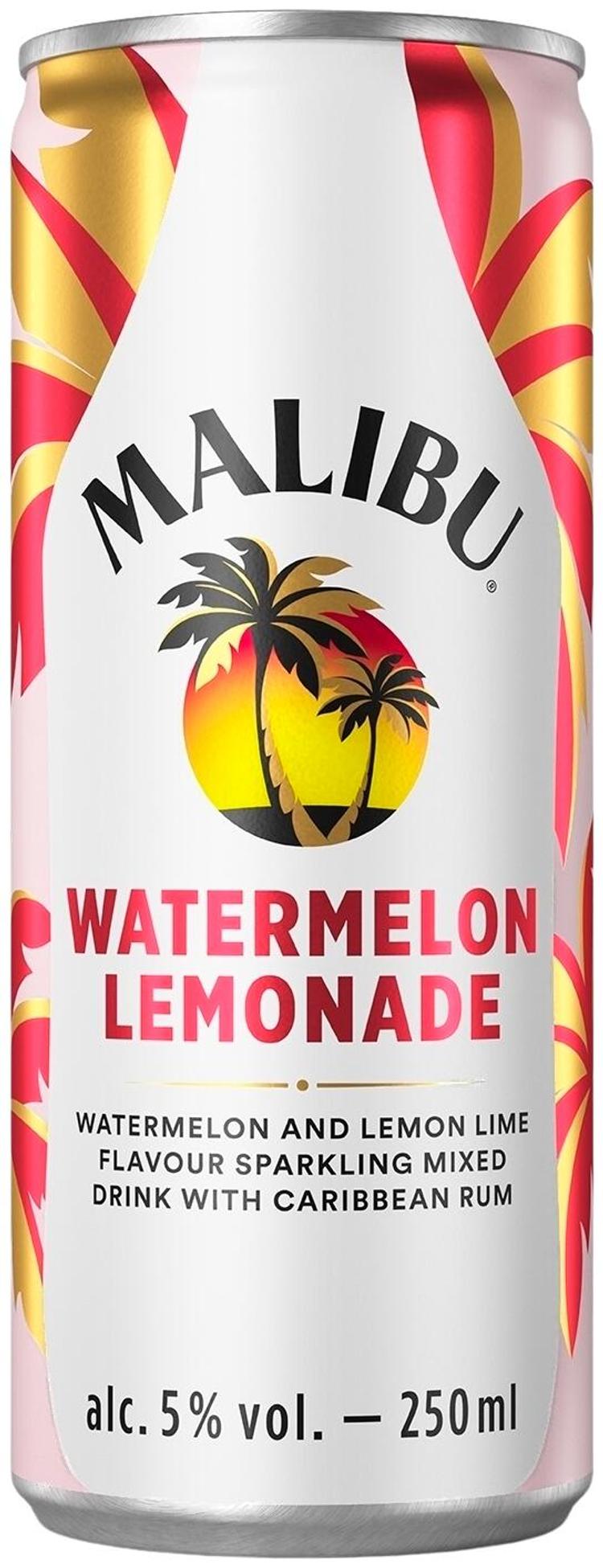 Malibu Watermelon Lemonade 5 25 cl Skaupat ruoan verkkokauppa