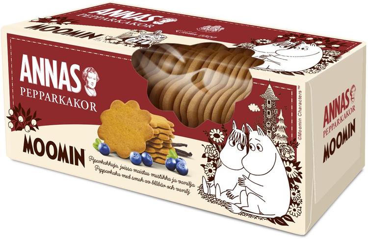 Annas Moomin mustikka & vanilja piparkakku 150g