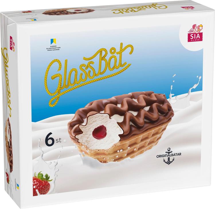 SIA Glass Glassbåt jäätelövene 6-pack