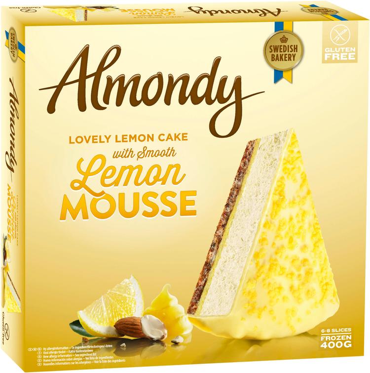 Almondy 400g Sitruuna moussekakku