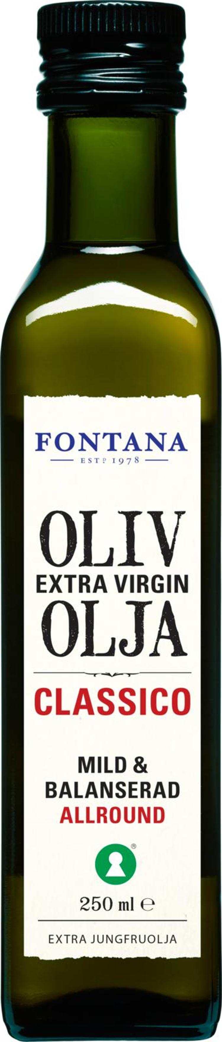 Fontana Extra Virgin Oliiviöljy 250ml Clasico