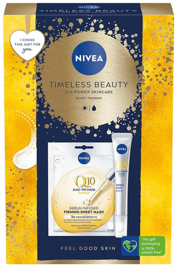 NIVEA Timeless Beauty lahjapakkaus  2024 sis. 2 tuotetta