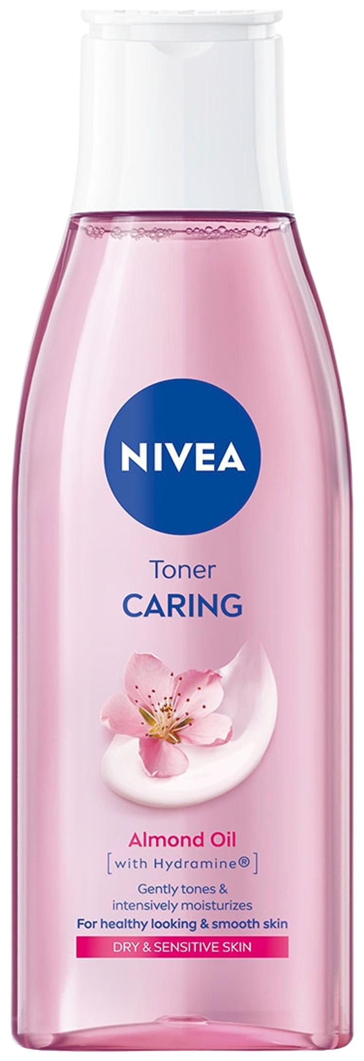 NIVEA 200ml Caring Toner -kasvovesi