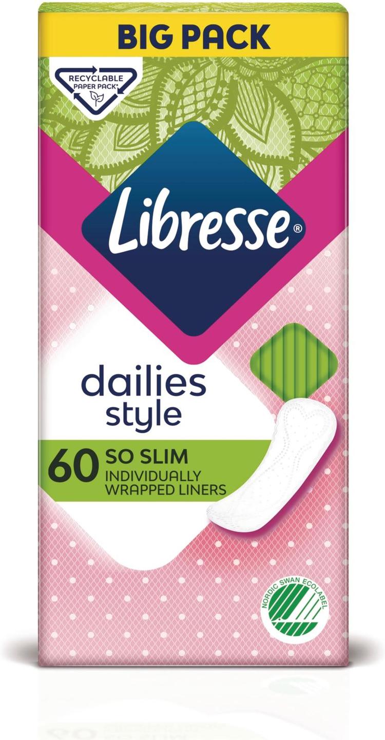 LIBRESSE 60 kpl So Slim Big Pack pikkuhousunsuoja