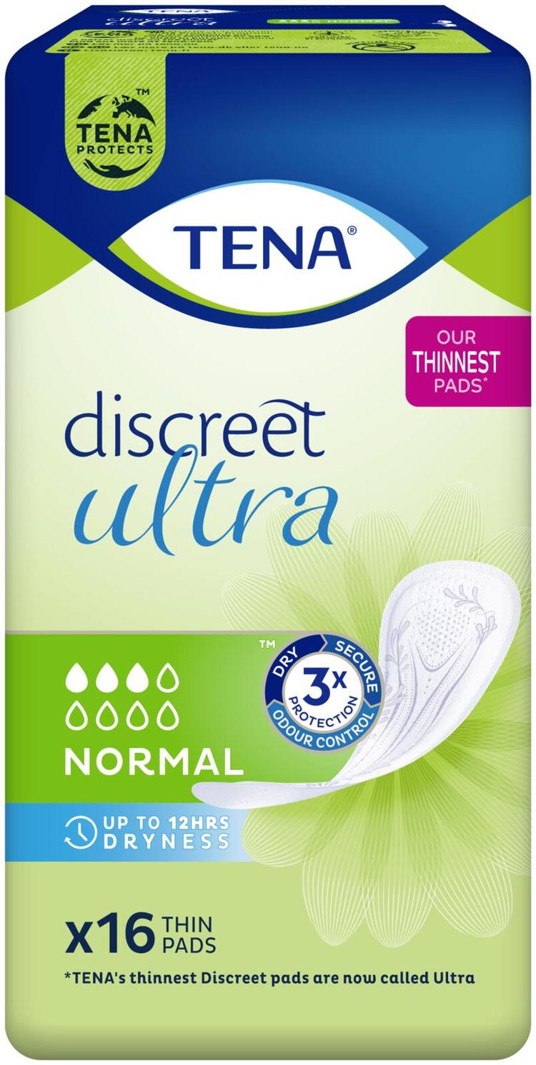 TENA Discreet Ultra side Normal 16 kpl