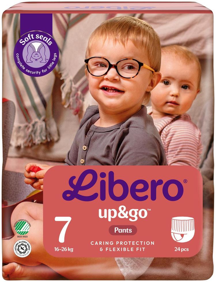 LIBERO Up&Go housuvaippa koko 7, 24kpl, 16-26 kg