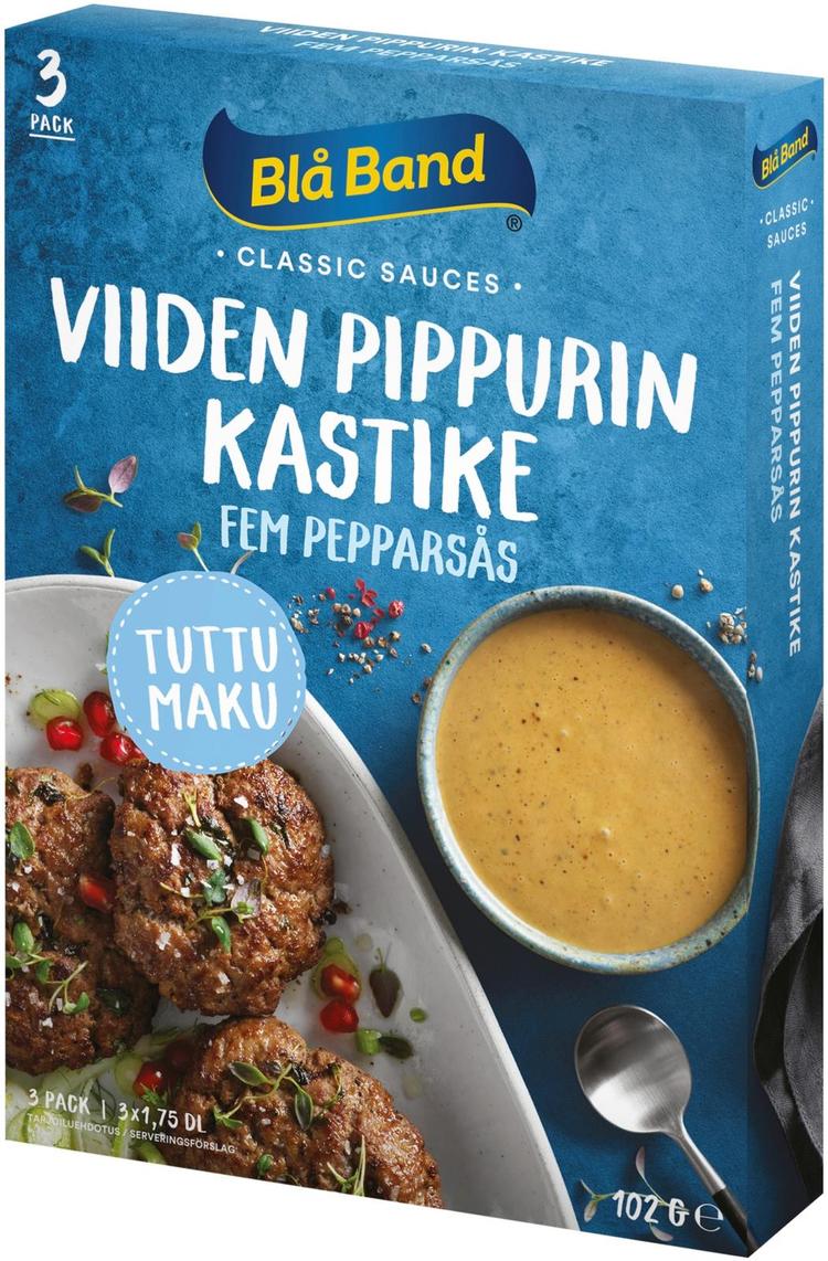 Blå Band Bistro laktoositon Viiden Pippurin kastike 3x16g