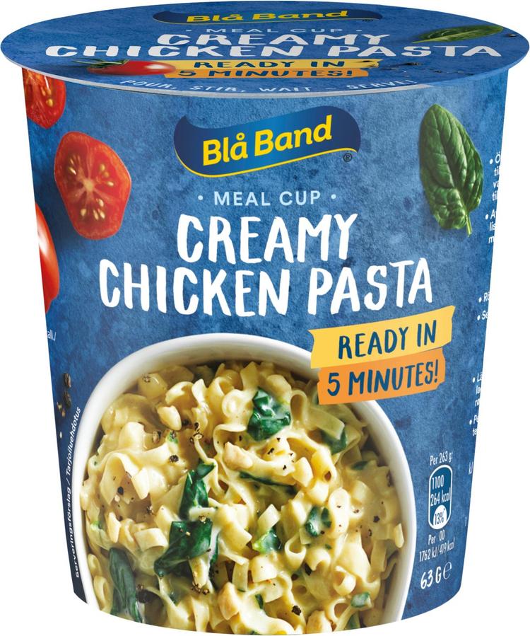 Blå Band Meal Cup Pasta Creamy Chicken kermainen kanapasta-ateria 63g