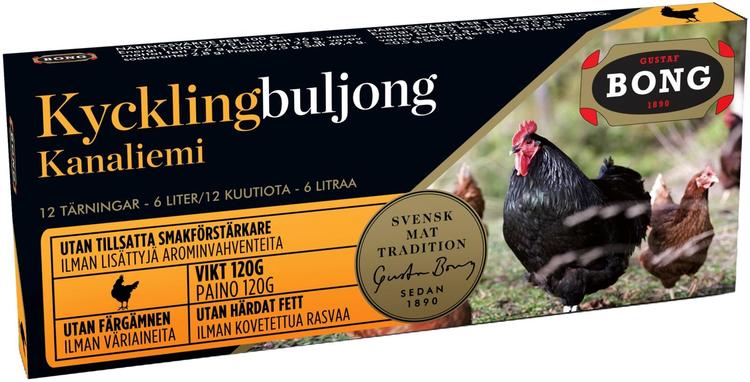 Bong kanaliemikuutiot 12-pack 120g