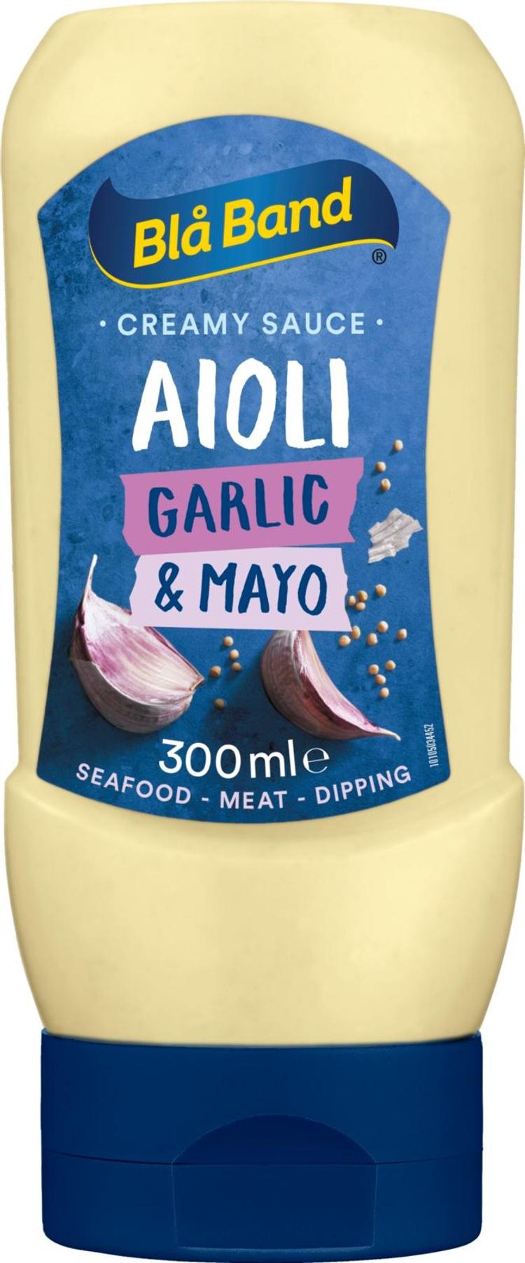 Blå Band Aioli Garlic&Mayo Classic Sauce Valkosipulimajoneesi 300ml