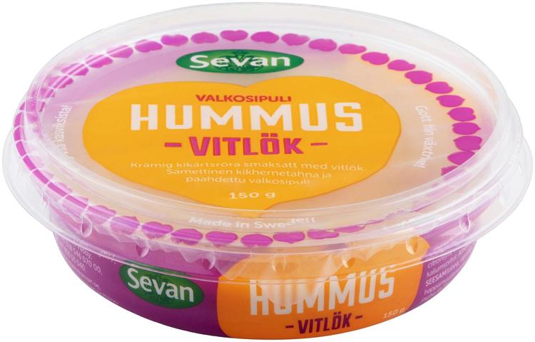 Sevan Hummus Valkosipuli 150g