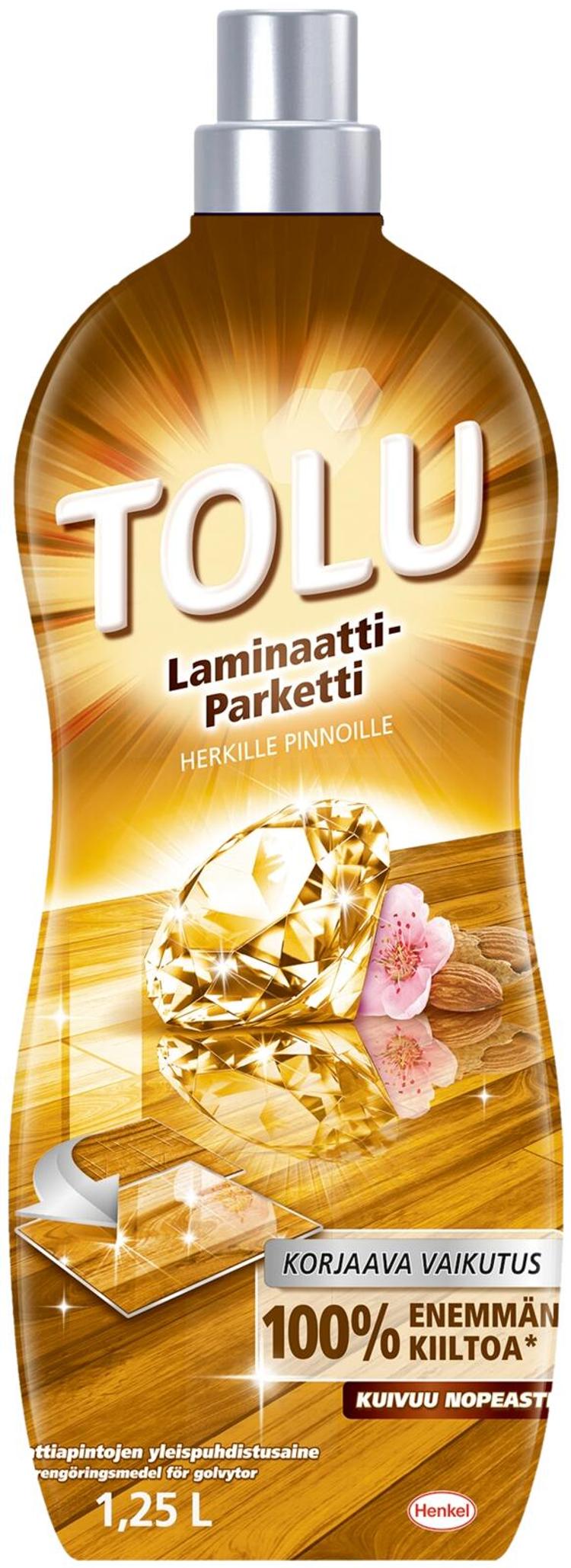 Tolu 1,25L Laminaatti-Parkettipuhdistusaine laminaatti ja parkettipinnoille