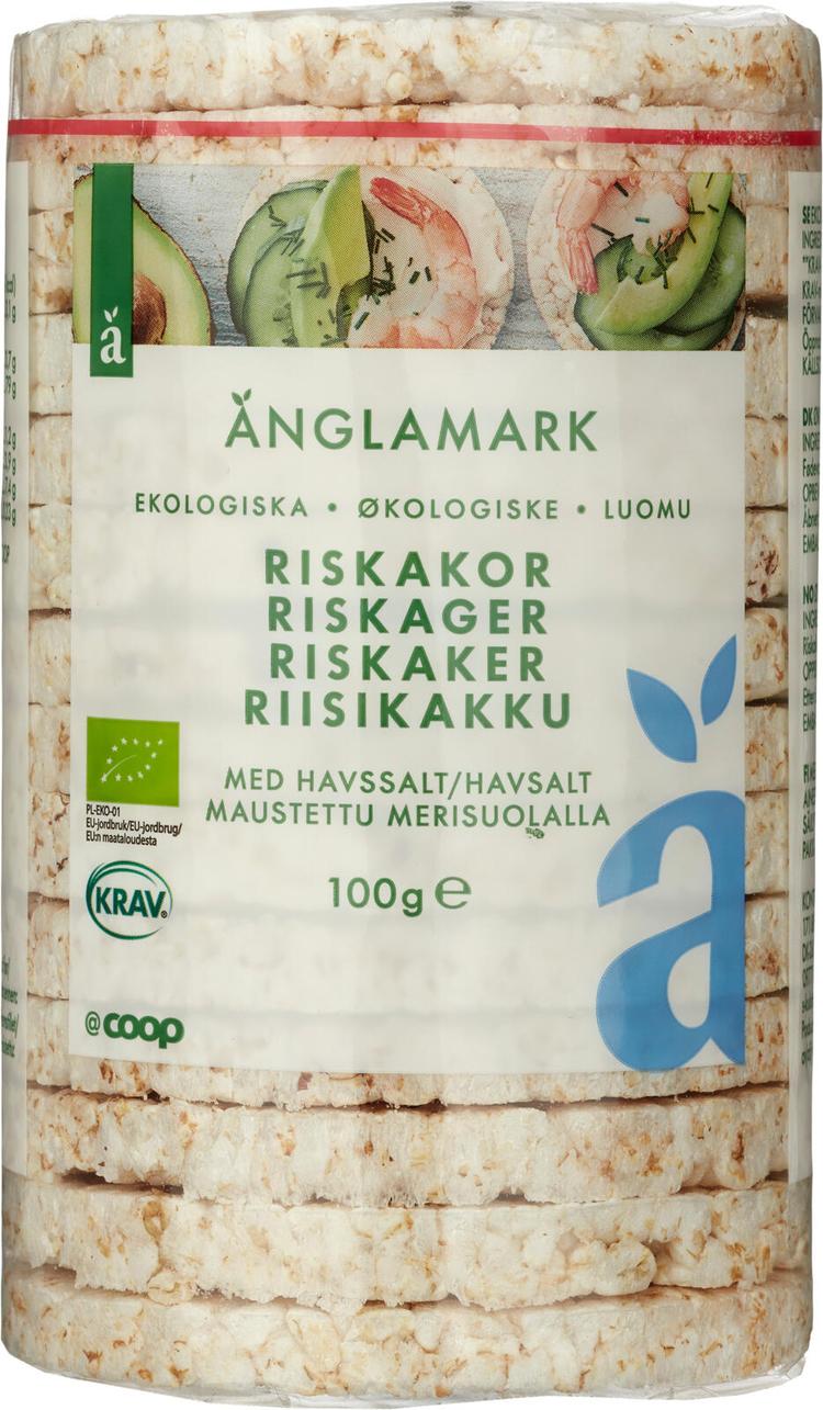 Änglamark riisikakku merisuolalla luomu 100 g