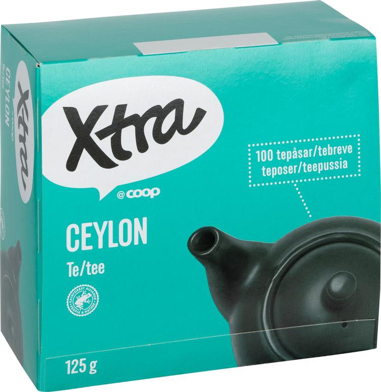 Xtra Ceylonin tee 100 x 1,25 g