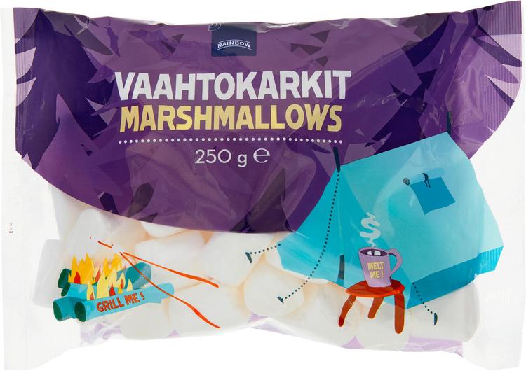 Rainbow vaahtokarkit 250 g