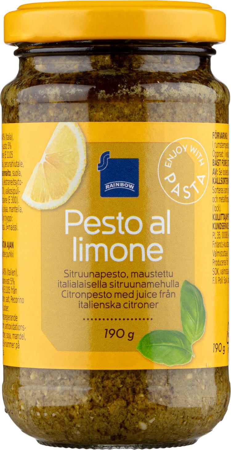 Rainbow 190g Pesto al limone