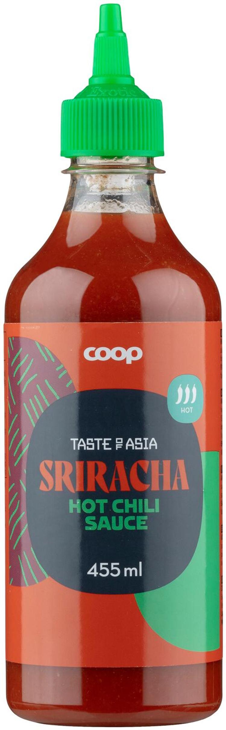 Coop Taste of Asia Sriracha Hot Chili kastike 455 ml