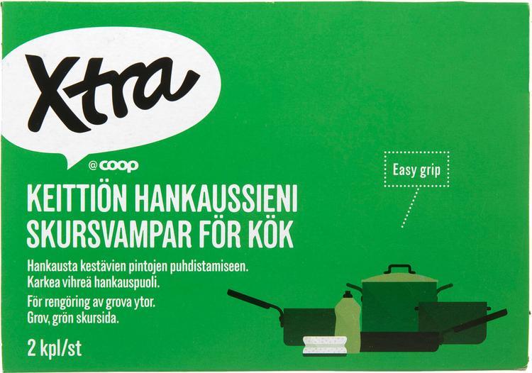 Xtra keittiön hankaussieni 2 kpl