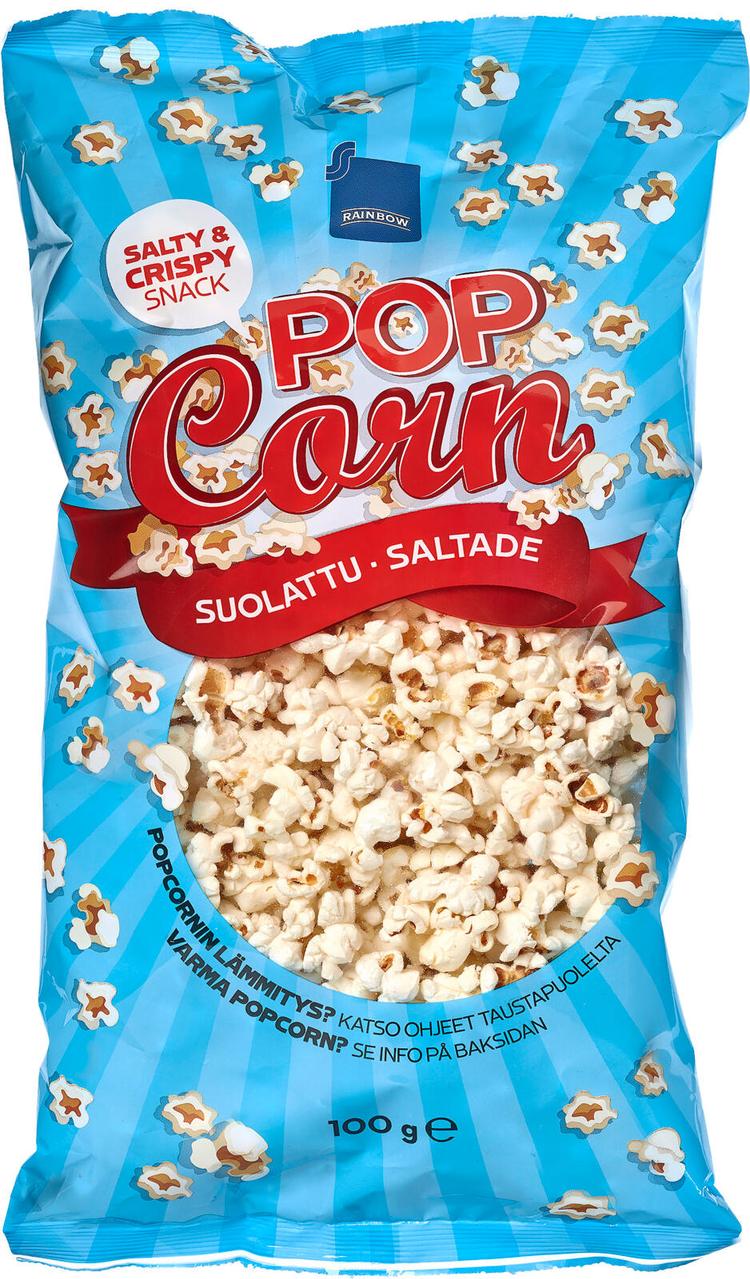 Rainbow Suolattu Popcorn 100g