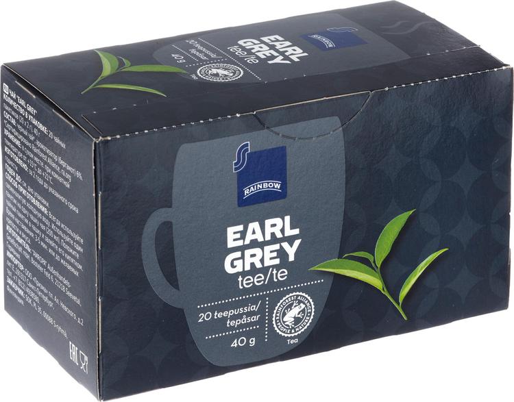 Rainbow 40g Earl Grey tee 20ps UTZ