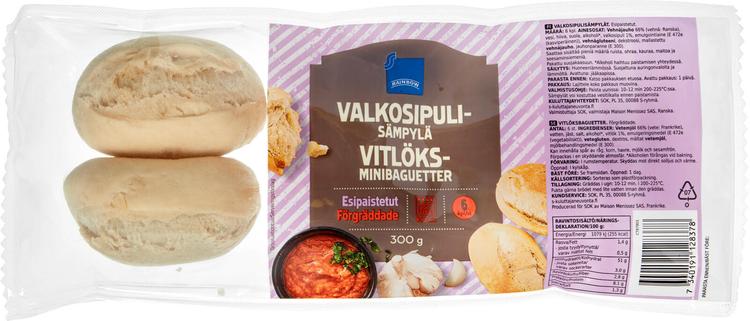 Rainbow valkosipulisämpylä 6kpl 300g