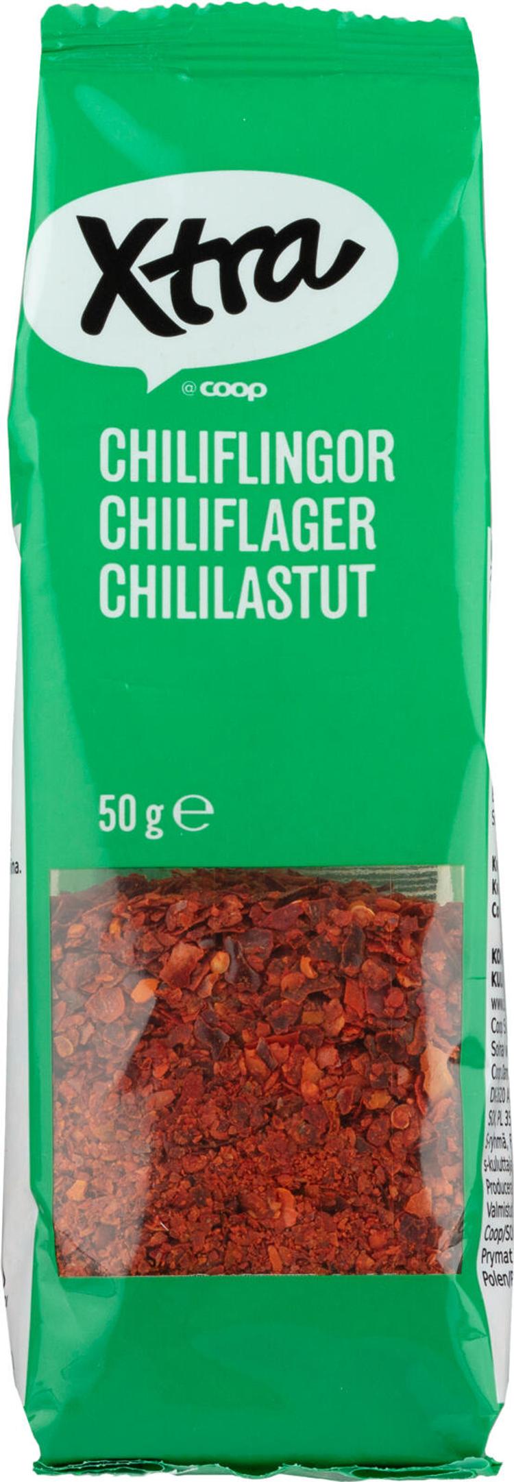 Xtra chililastut 50 g