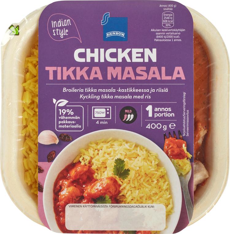 Rainbow Chicken Tikka Masala 400g