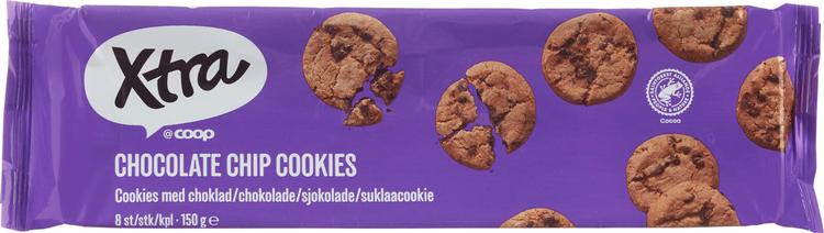 Xtra Cookies suklaahippukeksi  150 g