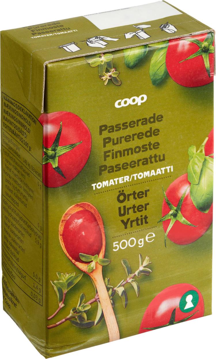 Coop paseerattu tomaatti yrtit 500 g