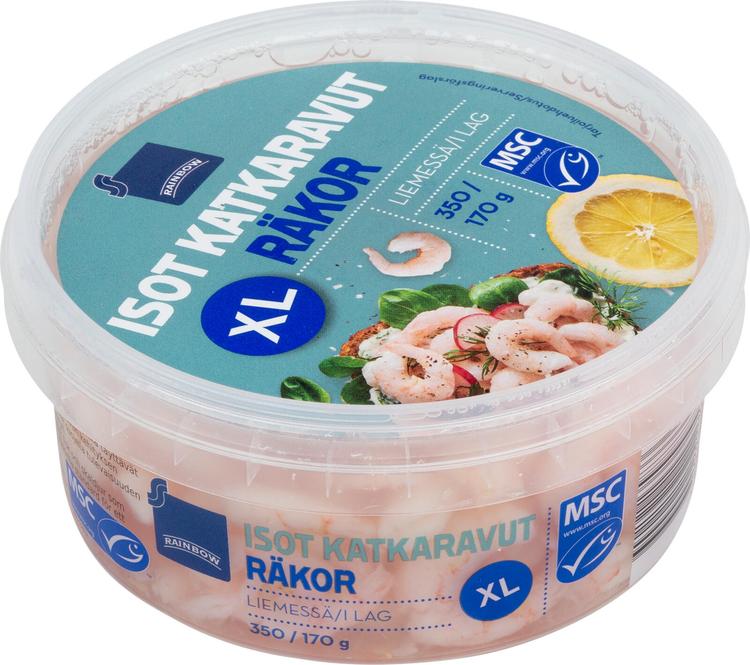 Rainbow isot katkaravut 350 g