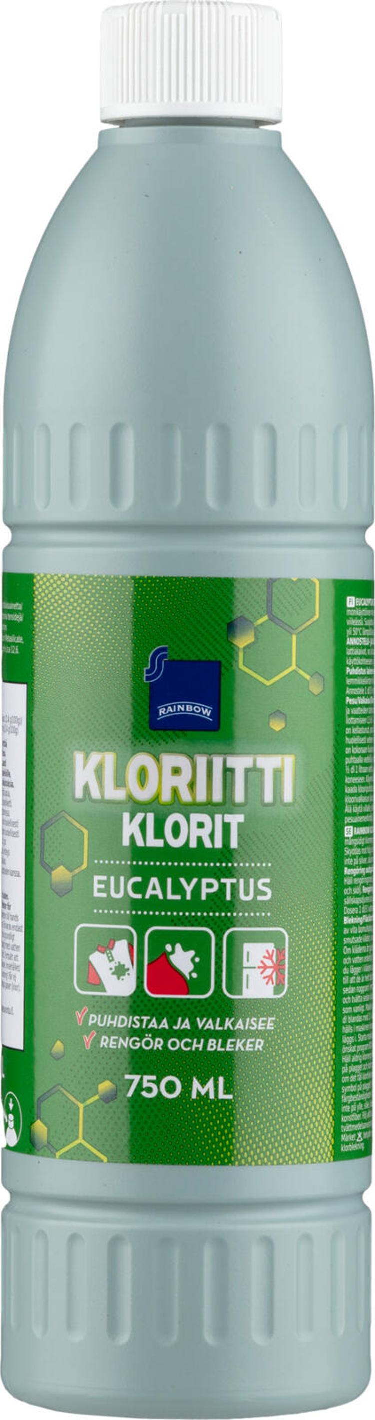 Rainbow kloriitti eucalyptus 750 ml