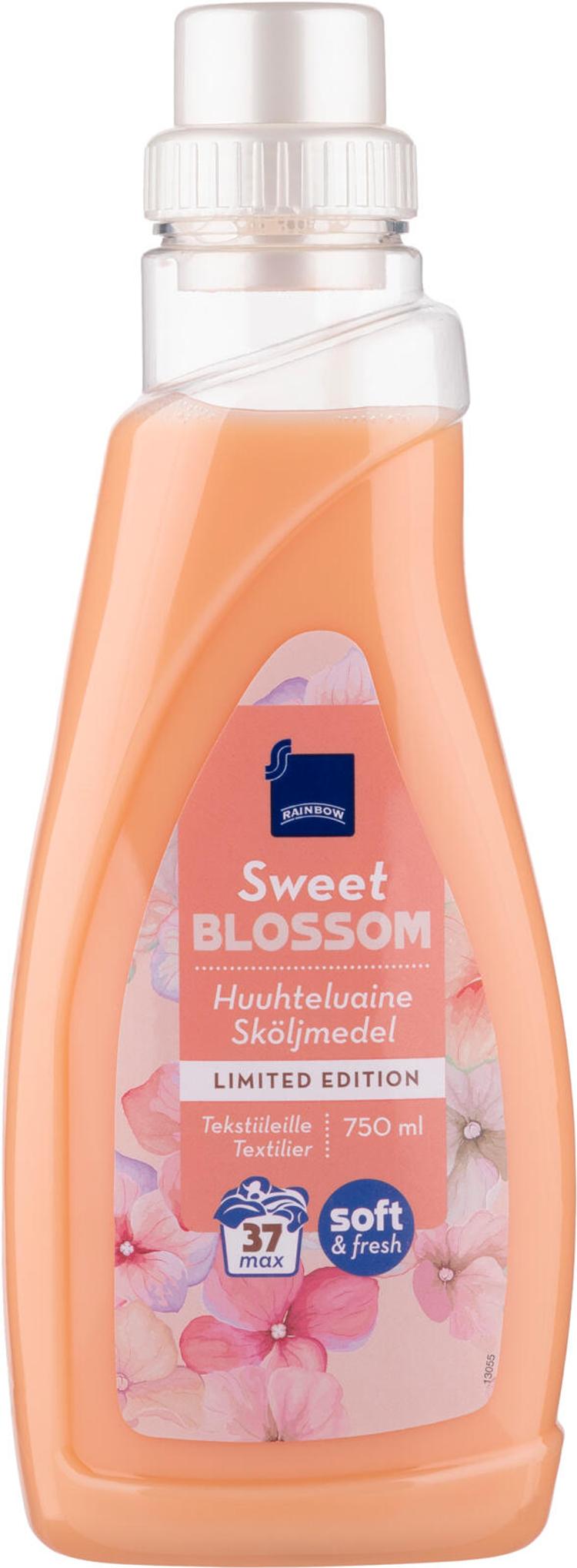 Rainbow tekstiilien huuhteluaine Sweet Blossom 750 ml