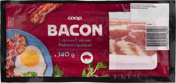 Coop pekoniviipaleet 140 g