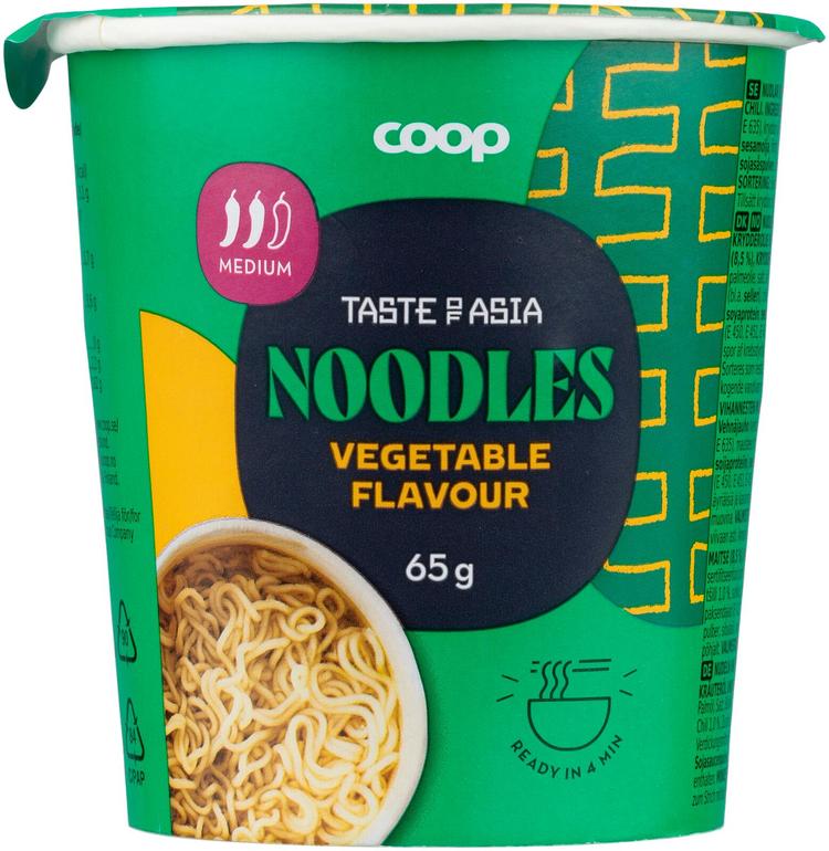 Coop Asia vihannesten makuinen kuppinuudeli 65 g