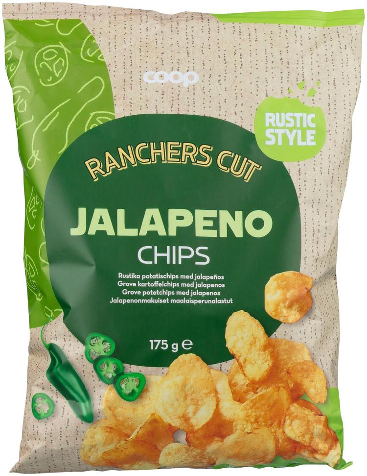 Coop maalaisperunalastut jalapeno 175 g