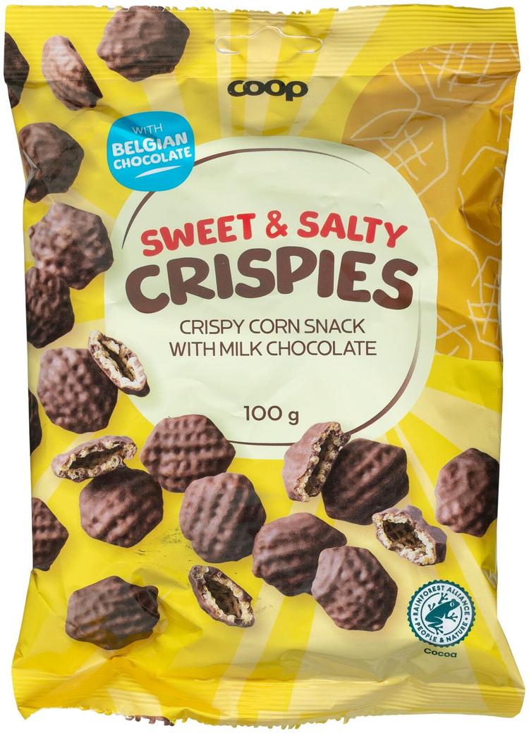 Coop Sweet & Salty Crispies maissisnacks 100 g