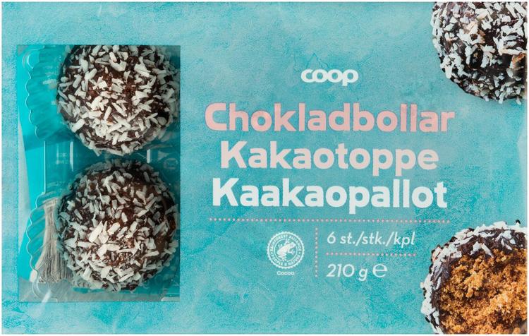 Coop kaakaopallot 210 g