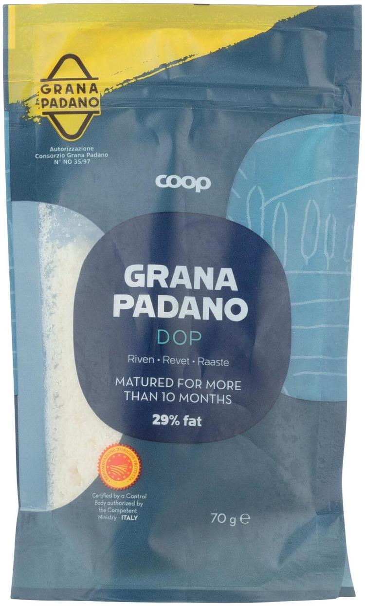 Coop Grana Padano juustoraaste 70 g