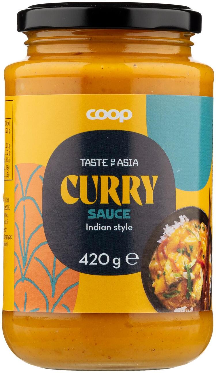 Coop Taste of Asia curry ateriakastike 420 g