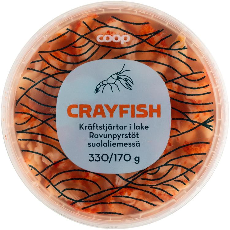 Coop ravunpyrstöt liemessä 330/170 g