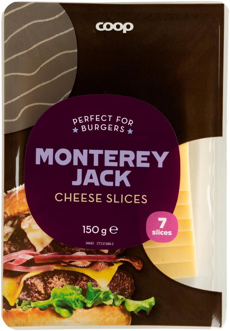 Coop Monterey Jack burgerjuustoviipale 150 g