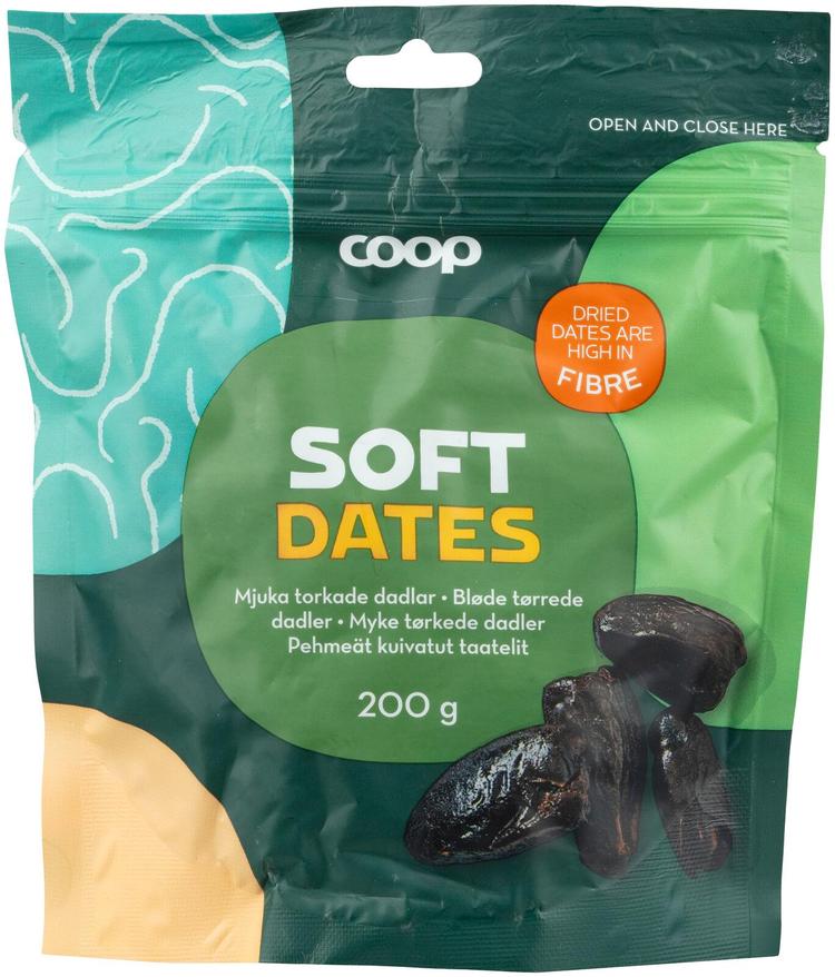 Coop pehmeät kuivatut taatelit 200 g